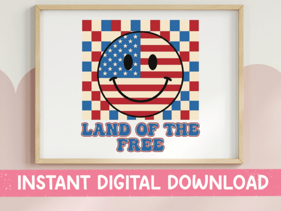 Download Land of the Free Smiley Face SVG PNG - Premium Resources